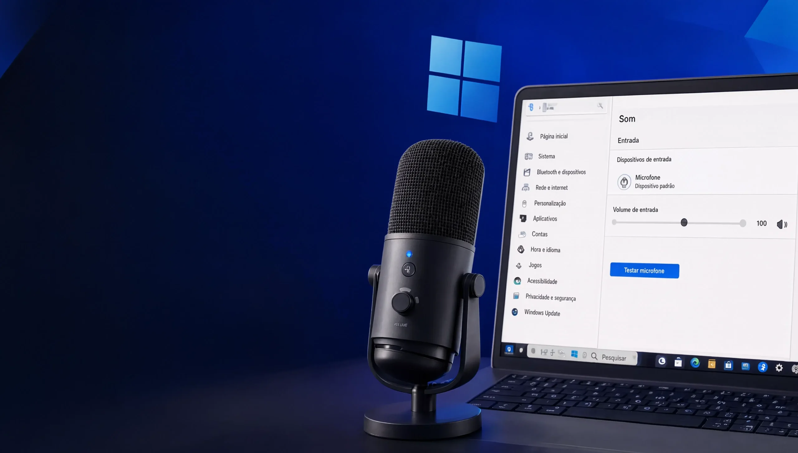 Como Configurar Microfone no Windows 11