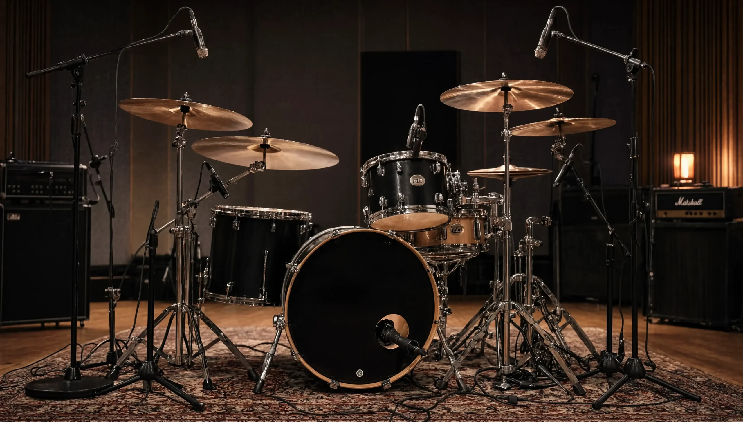 kit de microfone para bateria
